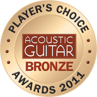 Player's Choice Awards 2011 Acoustic Guitar Bronze.